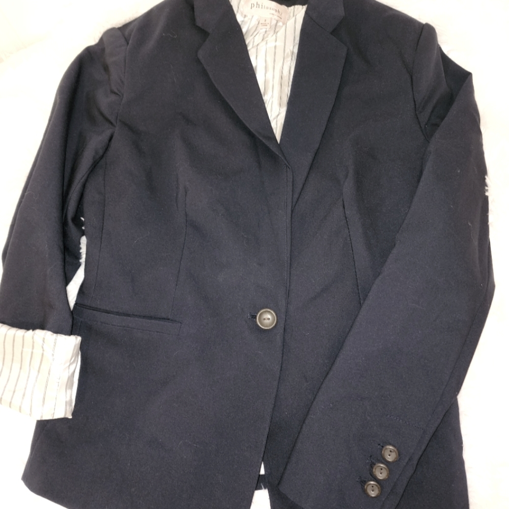 Philosophy size 2 blue blazer